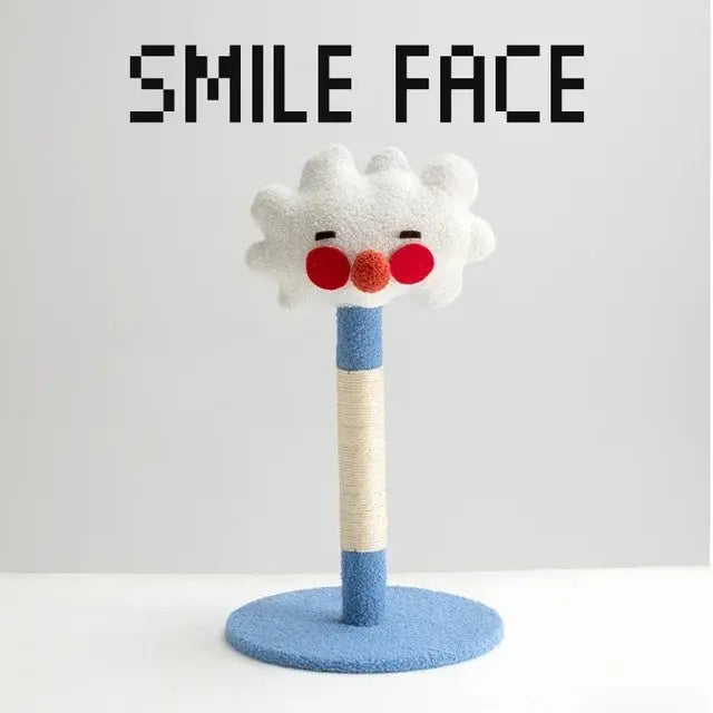 Emojis Sisal Cat Climbing Frame, Scratch Board, Durable Claw Toy