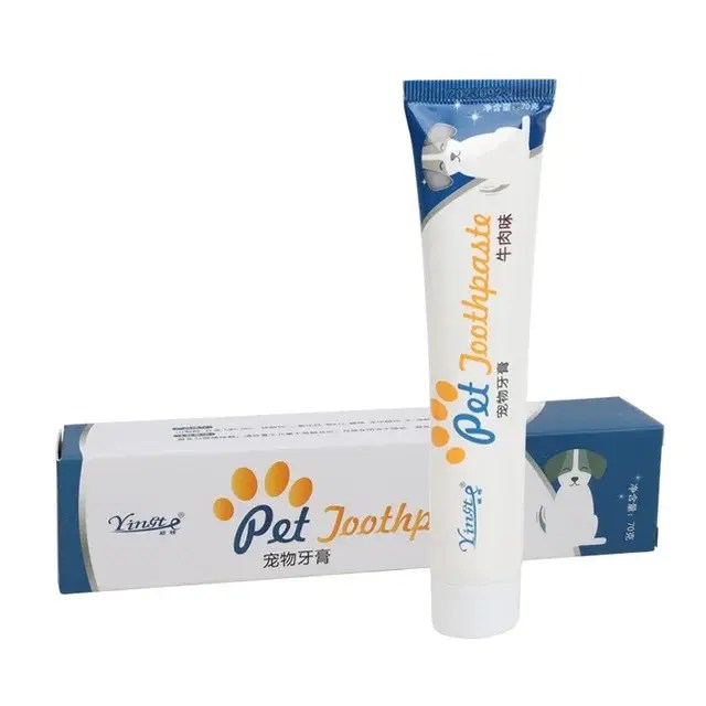 Pet Teeth Cleaning Toothpaste for Cats & Dogs
