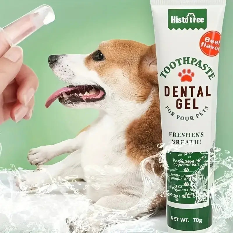 Pet Edible Toothpaste for Dogs & Cats – Safe Daily Teeth Cleaning & Oral Care (1 PCS)