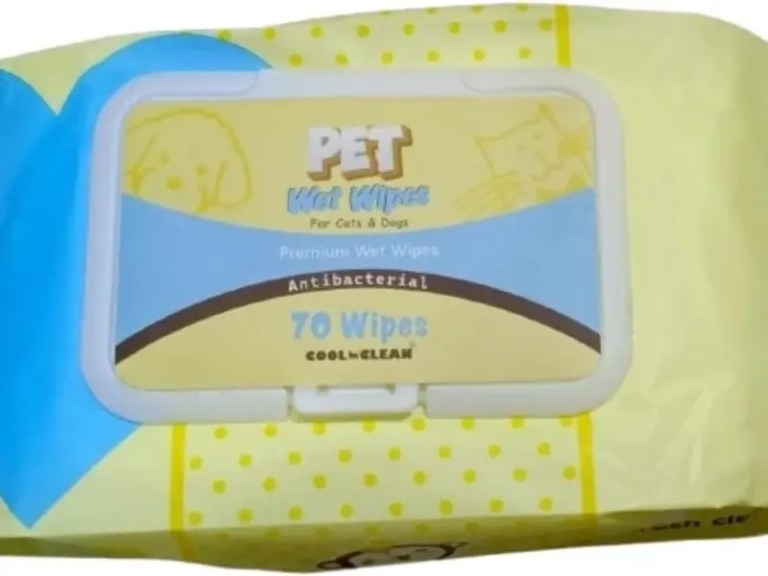 Multipurpose pet wipes for eyes, ears, skin, paws, nails