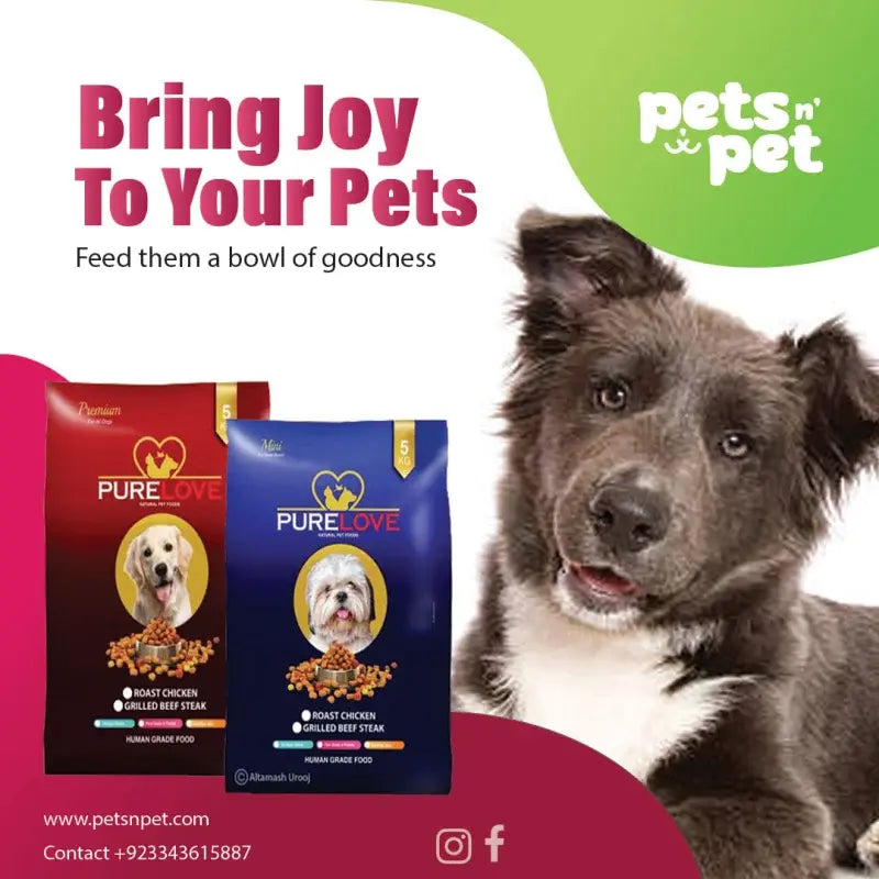 Pure Love Dog Food 3kg Pakistan first Human Grade Food Roast Chicken Flavor