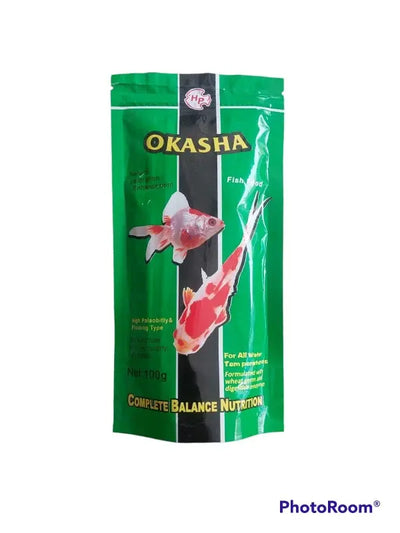 OKASHA AQUARIUM FISH FOOD HIGH GRADE 100GM Best Quality