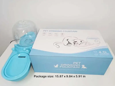 Fancy pet water fountain and dispenser for cats, dogs