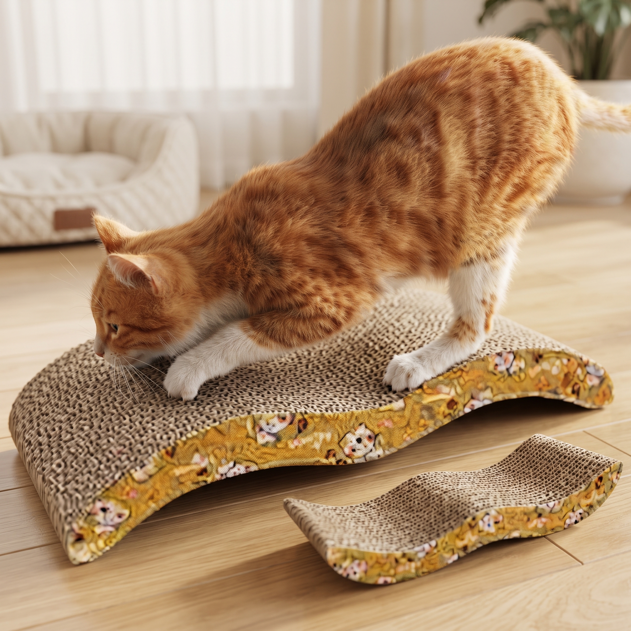 Cat Scratching Board Scratch ’n Play – Durable Cat Scratcher - Image 3