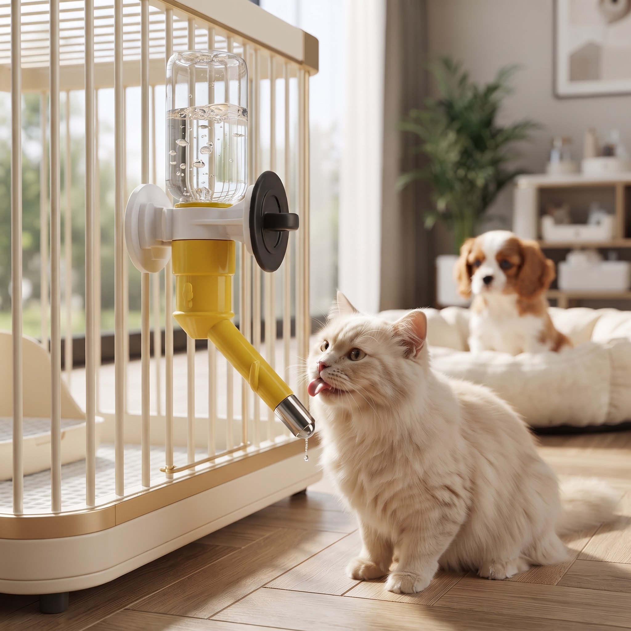 Wall-Mounted Pet Water Bottle Nozzle