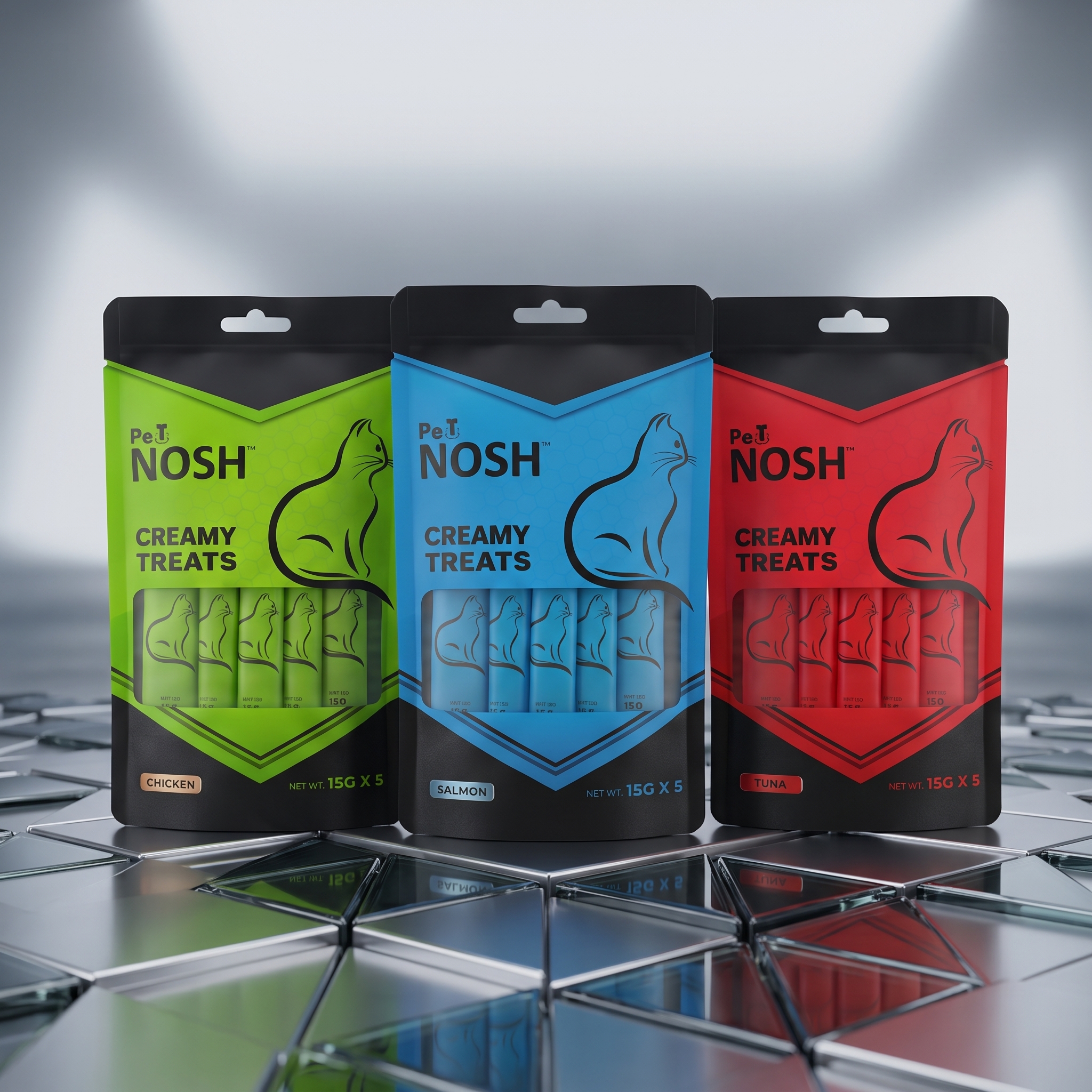 Pet Nosh Creamy Cat Treats 5 Tubes – Chicken, Tuna & Salmon Flavours - Image 4