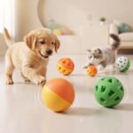 Pack of 4 Pet Ball Toys