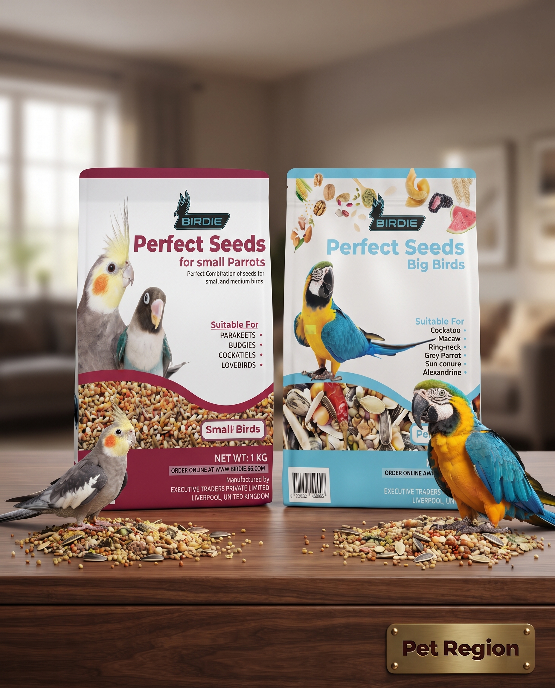 Birdie Perfect Seeds for Small & Large Parrots and Birds